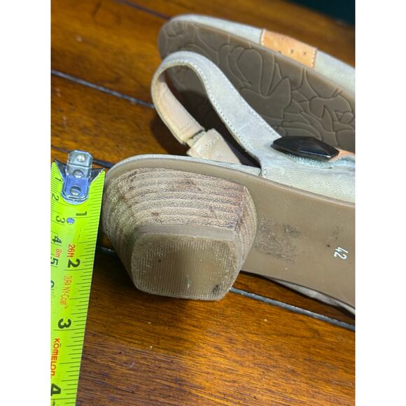 Fidji leather short heel sling back size euro 42 - Picture 9 of 10